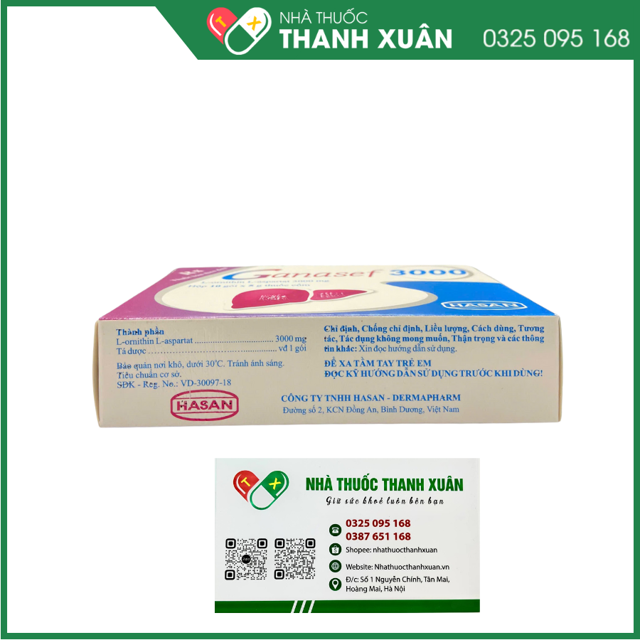 Ganasef 3000 hỗ trợ điều trị bệnh gan cấp tính hoặc mạn tính